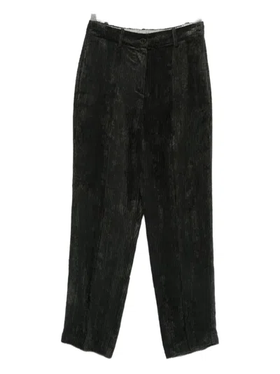 Alysi Corduroy Pants In Black