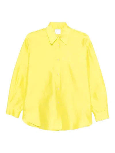 Alysi Cotton Shirt In Yellow