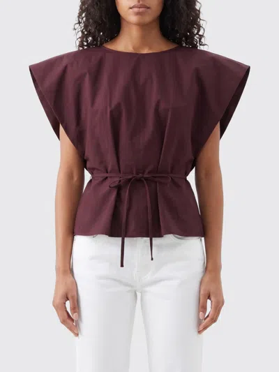 Alysi Cotton Top In Animal Print