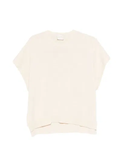 Alysi Cotton T-shirt In White