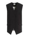 Alysi Crème Woman Blazer Black Size 4 Polyester, Viscose, Elastane