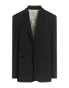 Alysi Crème Woman Blazer Black Size 6 Virgin Wool