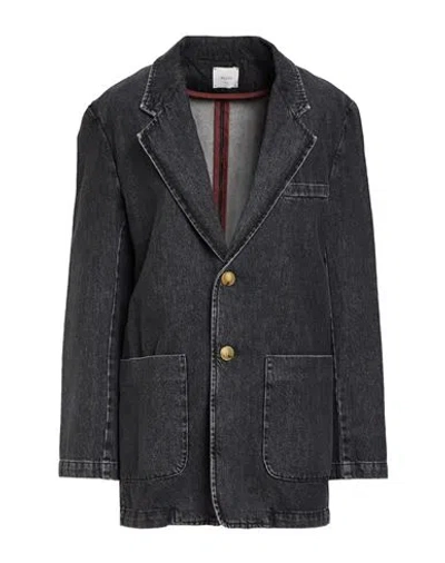 Alysi Crème Woman Blazer Black Size M Cotton