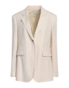 Alysi Crème Woman Blazer Cream Size 6 Virgin Wool