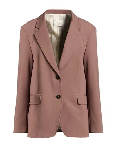 Alysi Crème Woman Blazer Light Brown Size 8 Polyester, Viscose, Elastane