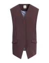 Alysi Crème Woman Blazer Plum Size 8 Polyester, Viscose, Elastane