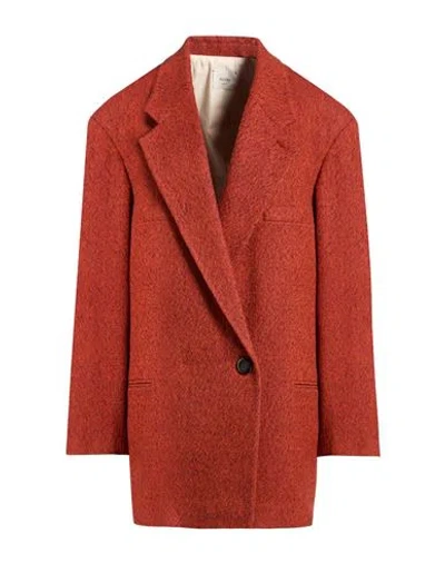 Alysi Crème Woman Blazer Tan Size 6 Virgin Wool In Brown