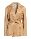 Alysi Blazer  Woman Color Brown In Beige