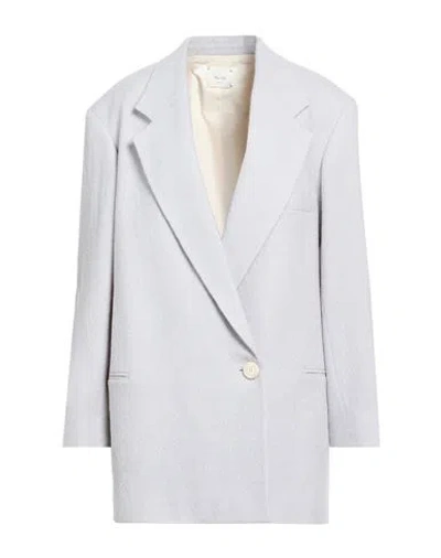 Alysi Crème Woman Blazer Sky Blue Size 0 Virgin Wool
