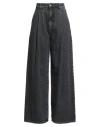Alysi Crème Woman Jeans Charcoal Size 30 Cotton