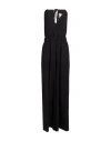 Alysi Crème Woman Jumpsuit Black Size 8 Virgin Wool, Elastane