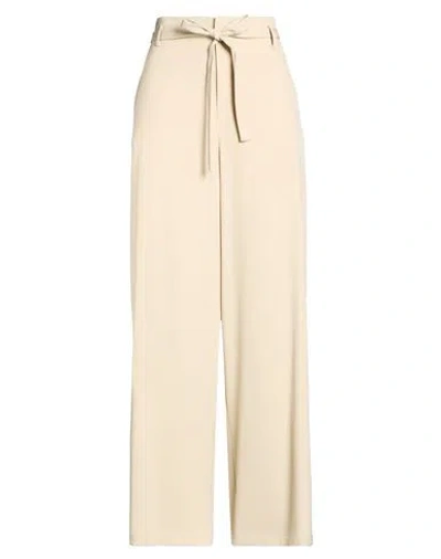 Alysi Crème Woman Pants Beige Size 6 Virgin Wool In Neutral