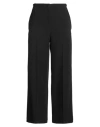 Alysi Crème Woman Pants Black Size 8 Polyester, Viscose, Elastane In Black