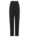 Alysi Crème Woman Pants Black Size 8 Virgin Wool