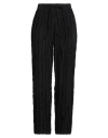 Alysi Crème Woman Pants Black Size 8 Viscose
