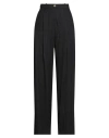 Alysi Crème Woman Pants Charcoal Size 4 Virgin Wool In Gray