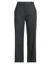 Alysi Crème Woman Pants Charcoal Size 8 Viscose, Polyester, Wool, Elastane