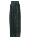 Alysi Crème Woman Pants Dark Green Size 0 Viscose