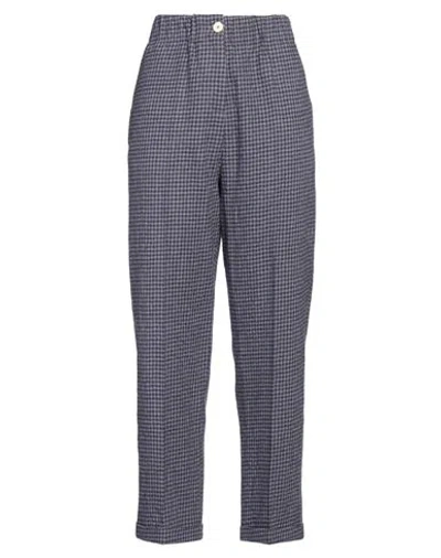 Alysi Crème Woman Pants Lilac Size 6 Virgin Wool In Purple