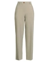 Alysi Crème Woman Pants Sage Green Size 6 Polyester, Viscose, Elastane