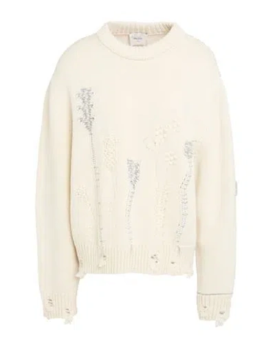 Alysi Crème Woman Sweater Cream Size M Wool, Polyester, Viscose, Polyamide