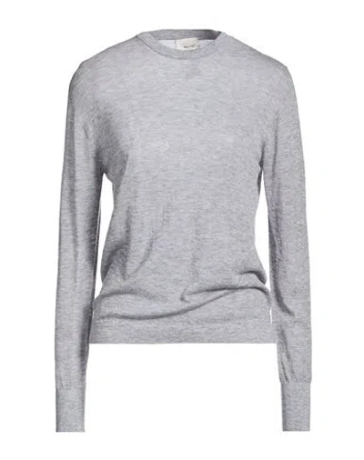 Alysi Crème Woman Sweater Light Grey Size L Wool In Gray