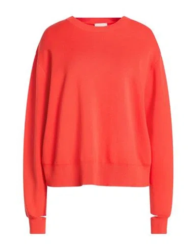 Alysi Crème Woman Sweater Tomato Red Size S Viscose, Cotton, Polyamide