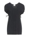 Alysi Crème Woman Top Midnight Blue Size 8 Modal, Polyester