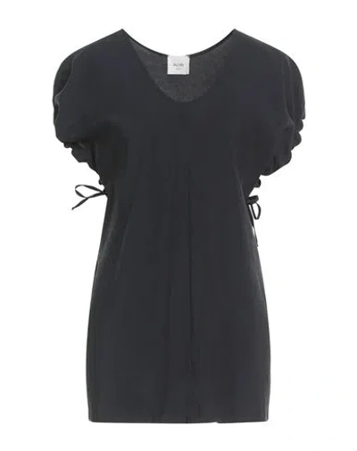 Alysi Crème Woman Top Midnight Blue Size 8 Modal, Polyester