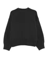 Alysi Crew Neck Long Sleeve Sweater In Multi