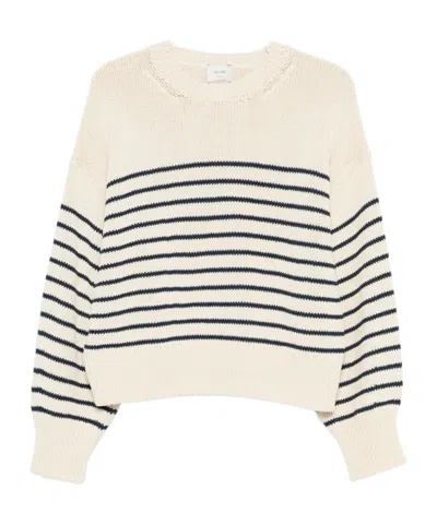 Alysi Stone Island Virgin Wool Crew-neck Sweater In Multi