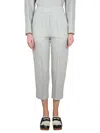 Alysi Cropped Pants In Gray