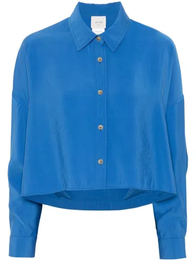 ALYSI ALYSI CROPPED SHIRT