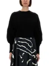 Alysi Cropped Shirt In Black