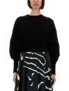 Alysi Cropped Shirt In Black
