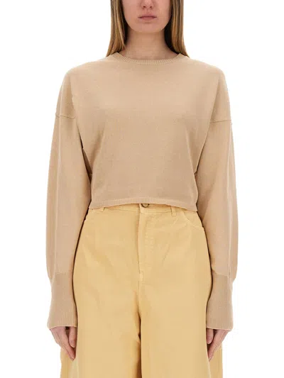 ALYSI ALYSI CROPPED SHIRT
