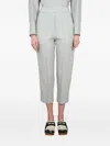 Alysi Cropped Pants In Gray