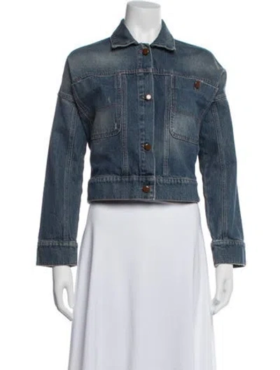 Pre-owned Alysi Denim Jacket In Blue