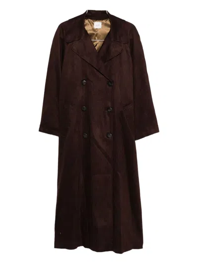 ALYSI DOUBLE-BREASTED TRENCH COAT