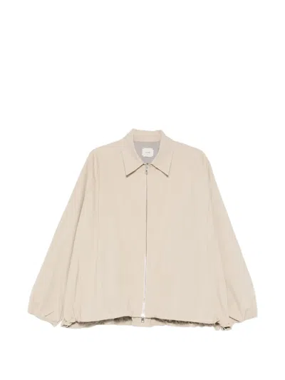 Alysi Drawstring Jacket In Neutral