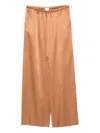 Alysi Drawstring Trousers In Brown