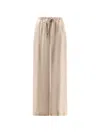 Alysi Drawstring Trousers In Pink