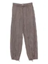 Alysi Drawstring-waist Trousers In Gray