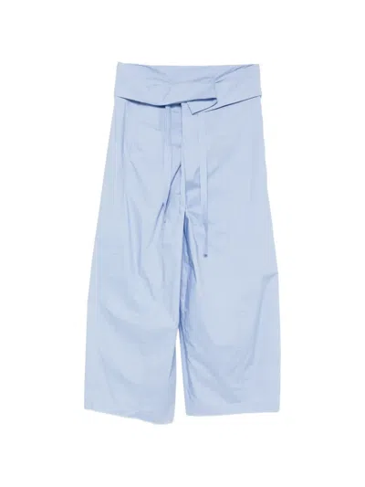 Alysi Drawstrings Trousers In Blue
