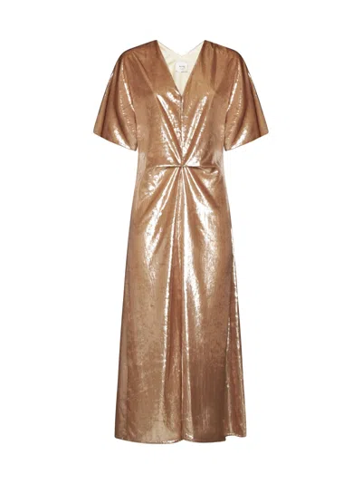 Alysi Dress In Gold