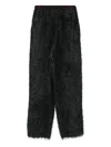 Alysi Elasticated-waist Trousers In Black
