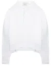 Alysi White Relaxed Solid Shirt In Multi