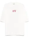 Alysi Embroidered Cotton T-shirt