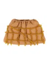 Alysi Mini Leather Bag In Nude