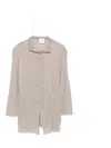 Alysi Fine-knit Top In Neutral